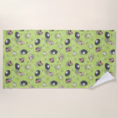 Beetlesap | Cute Chibi Toss Pattern Strandlaken (Voorkant)