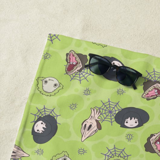 Beetlesap | Cute Chibi Toss Pattern Strandlaken (In situ)