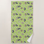 Beetlesap | Cute Chibi Toss Pattern Strandlaken (Voorkant)