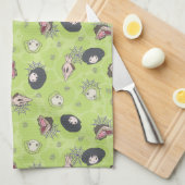 Beetlesap | Cute Chibi Toss Pattern Theedoek (Quarter Fold)