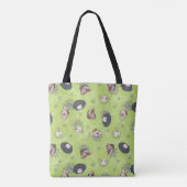 Beetlesap | Cute Chibi Toss Pattern Tote Bag (Achterkant)