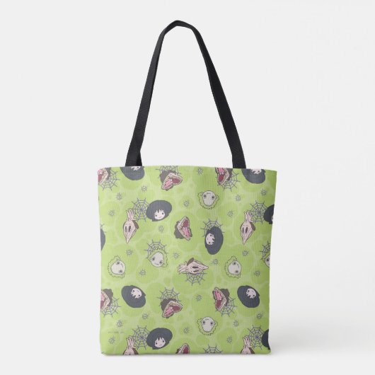 Beetlesap | Cute Chibi Toss Pattern Tote Bag (Achterkant)