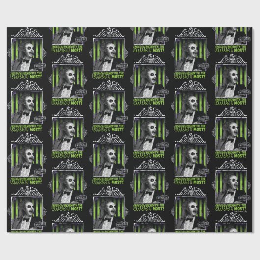 Beetlesap | "Ghost with the most"-portret Cadeaupapier (Vlak)