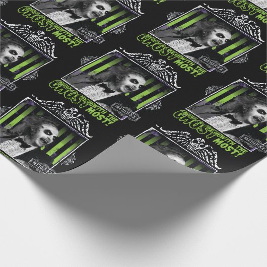 Beetlesap | "Ghost with the most"-portret Cadeaupapier (Hoek)