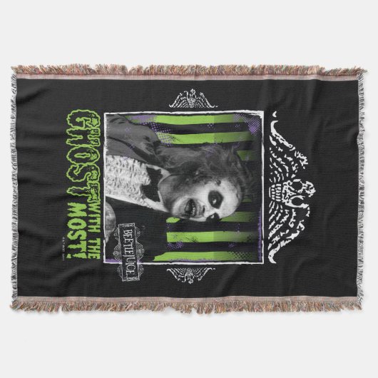 Beetlesap | "Ghost with the most"-portret Deken (Voorkant)