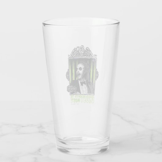 Beetlesap | "Ghost with the most"-portret Glas (Achterkant)