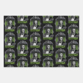 Beetlesap | "Ghost with the most"-portret Inpakpapier Vel (Voorkant 2)