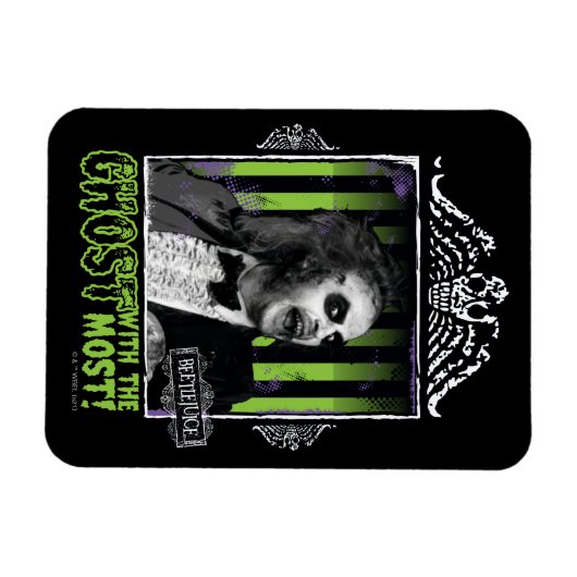 Beetlesap | "Ghost with the most"-portret Magneet (Horizontaal)