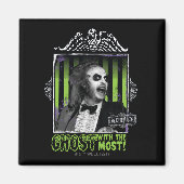 Beetlesap | "Ghost with the most"-portret Magneet (Voorkant)