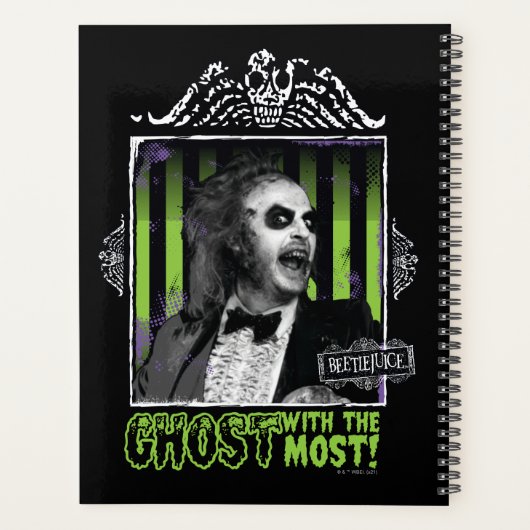 Beetlesap | "Ghost with the most"-portret Planner (Achterkant)