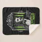 Beetlesap | "Ghost with the most"-portret Sherpa Deken (Voorkant (horizontaal))