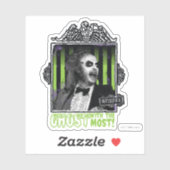 Beetlesap | "Ghost with the most"-portret Sticker (Vel)