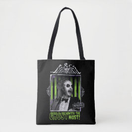Beetlesap | "Ghost with the most"-portret Tote Bag