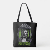 Beetlesap | "Ghost with the most"-portret Tote Bag (Achterkant)