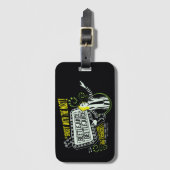 Beetlesap | "Ghost with the most"-selectiekader Bagagelabel (Voorkant (verticaal))