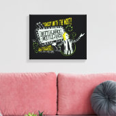 Beetlesap | "Ghost with the most"-selectiekader Canvas Afdruk (Insitu (Woonkamer))