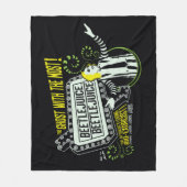 Beetlesap | "Ghost with the most"-selectiekader Fleece Deken (Voorkant)