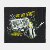 Beetlesap | "Ghost with the most"-selectiekader Fleece Deken (Voorkant (Horizontaal))