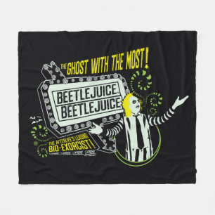 Beetlesap   "Ghost with the most"-selectiekader Fleece Deken