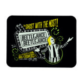 Beetlesap | "Ghost with the most"-selectiekader Magneet (Horizontaal)