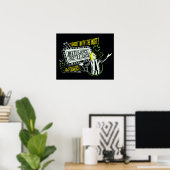 Beetlesap | "Ghost with the most"-selectiekader Poster (Thuiskantoor)