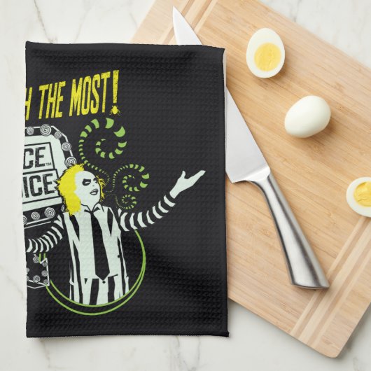 Beetlesap | "Ghost with the most"-selectiekader Theedoek (Quarter Fold)