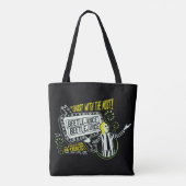 Beetlesap | "Ghost with the most"-selectiekader Tote Bag (Achterkant)