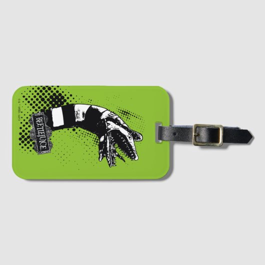 Beetlesap | Illustratie zandworm Bagagelabel (Voorkant (horizontaal))