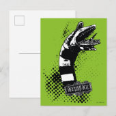 Beetlesap | Illustratie zandworm Briefkaart (Voorkant / Achterkant)