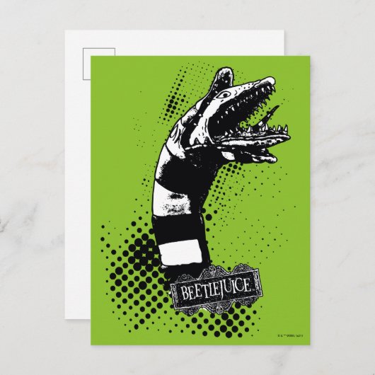 Beetlesap | Illustratie zandworm Briefkaart (Voorkant / Achterkant)