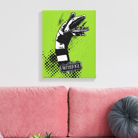 Beetlesap | Illustratie zandworm Canvas Afdruk (Insitu (Woonkamer))