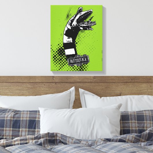 Beetlesap | Illustratie zandworm Canvas Afdruk (Insitu (Slaapkamer))