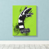 Beetlesap | Illustratie zandworm Canvas Afdruk (Insitu (Houten vloer))