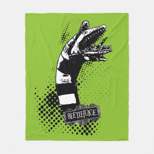 Beetlesap | Illustratie zandworm Fleece Deken (Voorkant)