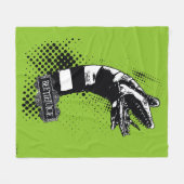 Beetlesap | Illustratie zandworm Fleece Deken (Voorkant (Horizontaal))