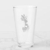 Beetlesap | Illustratie zandworm Glas (Achterkant)