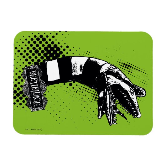 Beetlesap | Illustratie zandworm Magneet (Horizontaal)