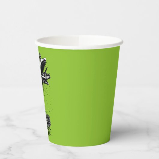 Beetlesap | Illustratie zandworm Papieren Bekers (Links)