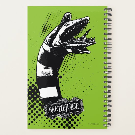 Beetlesap | Illustratie zandworm Planner (Achterkant)