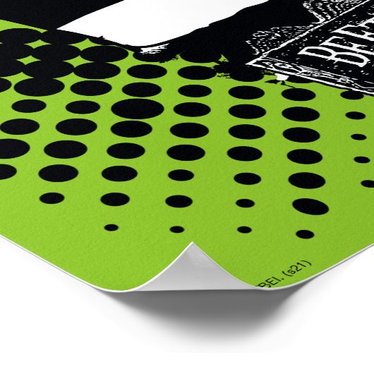 Beetlesap | Illustratie zandworm Poster (Hoek)