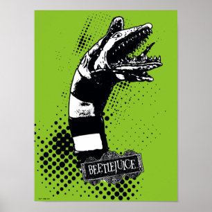 Beetlesap   Illustratie zandworm Poster