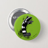 Beetlesap | Illustratie zandworm Ronde Button 5,7 Cm (Voorkant /achterkant)
