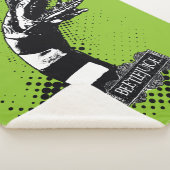 Beetlesap | Illustratie zandworm Sherpa Deken (3/4)