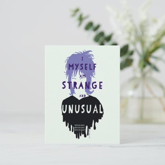 Beetlesap | Lydia "Strange and Unusual" Briefkaart (Staand voorkant)