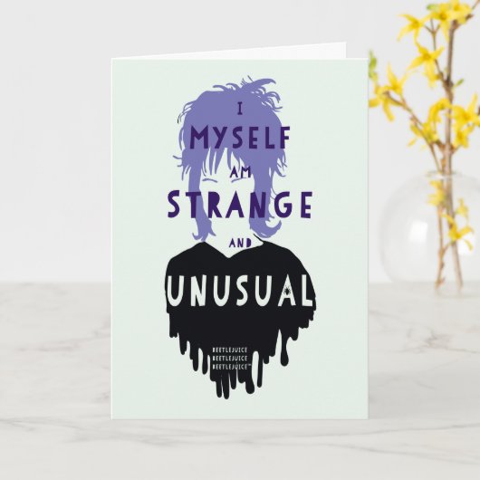 Beetlesap | Lydia "Strange and Unusual" Kaart (Gele Bloem)