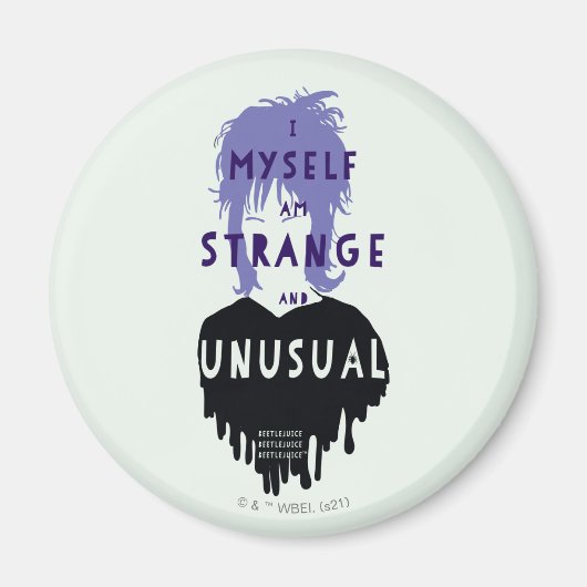 Beetlesap | Lydia "Strange and Unusual" Magneet (Voorkant)