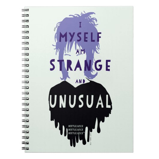 Beetlesap | Lydia "Strange and Unusual" Notitieboek (Voorkant)
