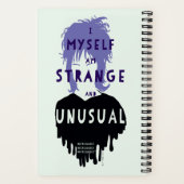 Beetlesap | Lydia "Strange and Unusual" Notitieboek (Achterkant)