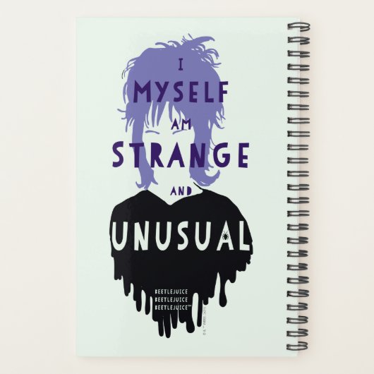 Beetlesap | Lydia "Strange and Unusual" Planner (Achterkant)