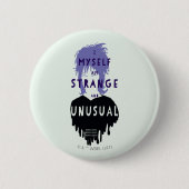 Beetlesap | Lydia "Strange and Unusual" Ronde Button 5,7 Cm (Voorkant)